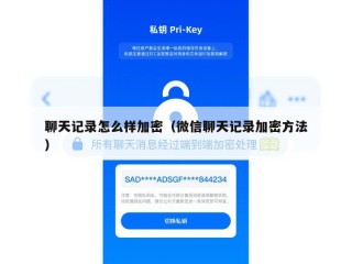 聊天记录怎么样加密（微信聊天记录加密方法）