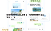 蝙蝠聊天软件怎么登不了（蝙蝠聊天软件怎么登不了了）