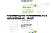 蝙蝠聊天删除的好友（蝙蝠聊天删除好友后电脑版还能看到对方的上线时间）