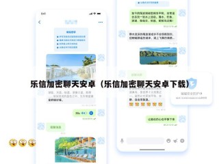 乐信加密聊天安卓（乐信加密聊天安卓下载）