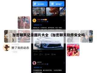 加密聊天记录图片大全（加密聊天软件安全吗）