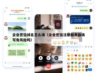企业密信域名怎么填（企业密信注册服务器填写有风险吗）