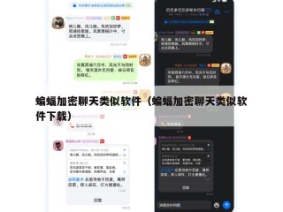蝙蝠加密聊天类似软件（蝙蝠加密聊天类似软件下载）