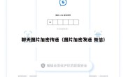 聊天图片加密传送（图片加密发送 微信）