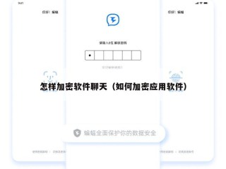 怎样加密软件聊天（如何加密应用软件）
