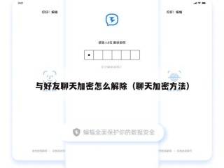 与好友聊天加密怎么解除（聊天加密方法）