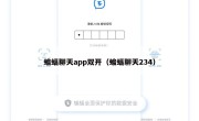 蝙蝠聊天app双开（蝙蝠聊天234）
