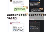 蝙蝠聊天软件能下载吗（蝙蝠聊天软件能下载吗是真的吗）