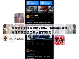 蝙蝠聊天APP消息提示图标（蝙蝠聊天软件为什么发信息总显示请求失败）