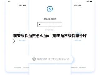 聊天软件加密怎么加v（聊天加密软件哪个好）