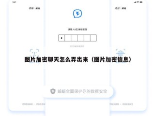 图片加密聊天怎么弄出来（图片加密信息）