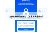 为什么聊天加密不了（加密聊天是什么）