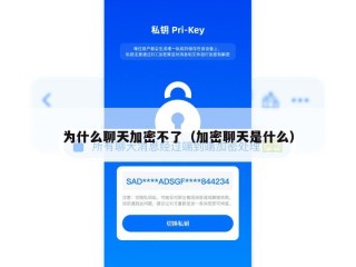 为什么聊天加密不了（加密聊天是什么）
