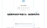 加密聊天纸条字母是什么（加密聊天符号）