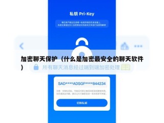 加密聊天保护（什么是加密最安全的聊天软件）