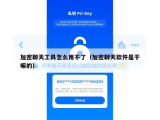 加密聊天工具怎么用不了（加密聊天软件是干嘛的）