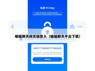 蝙蝠聊天网页版登入（蝙蝠聊天平台下载）