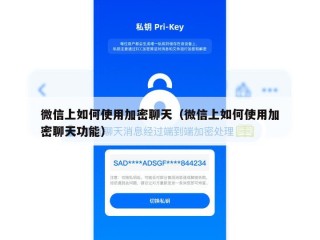 微信上如何使用加密聊天（微信上如何使用加密聊天功能）