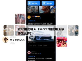 star加密聊天（secret加密聊天软件怎么样）