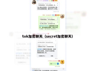 tok加密聊天（secret加密聊天）