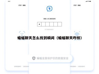 蝙蝠聊天怎么找到瞬间（蝙蝠聊天咋样）