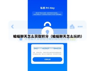 蝙蝠聊天怎么获取积分（蝙蝠聊天怎么玩的）