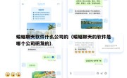 蝙蝠聊天软件什么公司的（蝙蝠聊天的软件是哪个公司研发的）