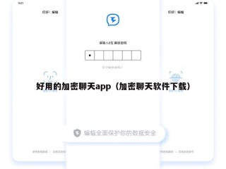 好用的加密聊天app（加密聊天软件下载）