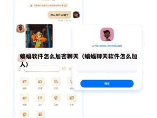 蝙蝠软件怎么加密聊天（蝙蝠聊天软件怎么加人）