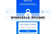 聊天加密记录怎么查（聊天记录秘密）