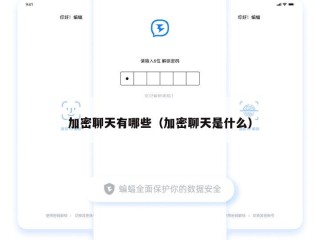 加密聊天有哪些（加密聊天是什么）