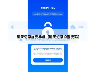 聊天记录加密手机（聊天记录设置密码）