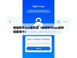 蝙蝠聊天app最新版（蝙蝠聊天app最新版是哪个）
