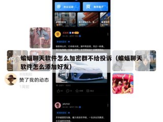 蝙蝠聊天软件怎么加密群不给投诉（蝙蝠聊天软件怎么添加好友）