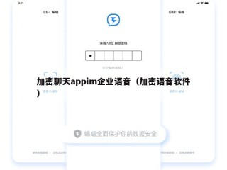 加密聊天appim企业语音（加密语音软件）