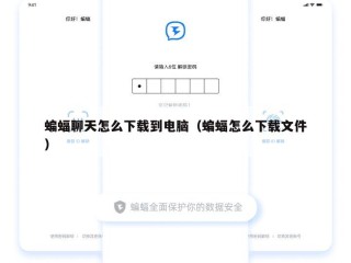 蝙蝠聊天怎么下载到电脑（蝙蝠怎么下载文件）