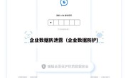 企业数据防泄露（企业数据防护）