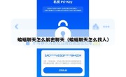 蝙蝠聊天怎么解密聊天（蝙蝠聊天怎么找人）