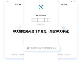 聊天加密房间是什么意思（加密聊天平台）