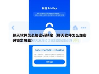 聊天软件怎么加密码锁定（聊天软件怎么加密码锁定屏幕）