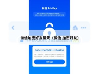 微信加密好友聊天（微信 加密好友）