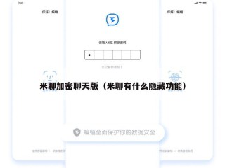 米聊加密聊天版（米聊有什么隐藏功能）
