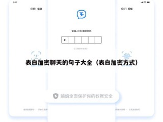 表白加密聊天的句子大全（表白加密方式）