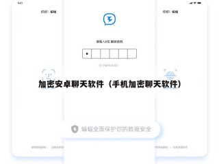 加密安卓聊天软件（手机加密聊天软件）
