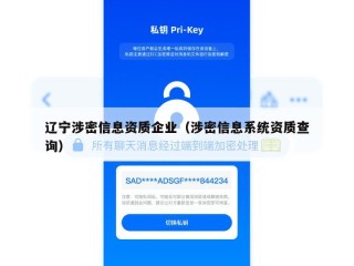 辽宁涉密信息资质企业（涉密信息系统资质查询）