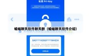 蝙蝠聊天软件聊天群（蝙蝠聊天软件介绍）