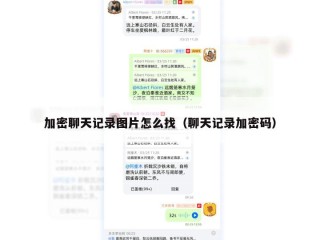 加密聊天记录图片怎么找（聊天记录加密码）