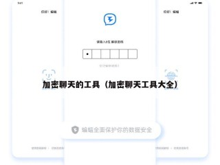 加密聊天的工具（加密聊天工具大全）