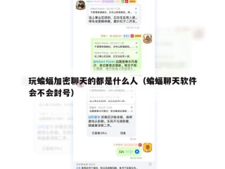 玩蝙蝠加密聊天的都是什么人（蝙蝠聊天软件会不会封号）