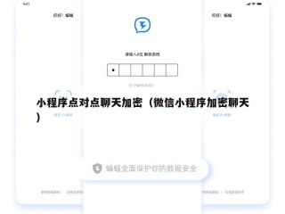 小程序点对点聊天加密（微信小程序加密聊天）
